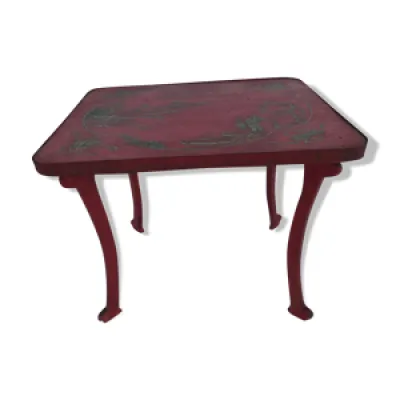 Table d'appoint rouge - chine