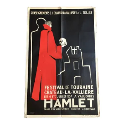 Affiche Hamlet Festival - 1957