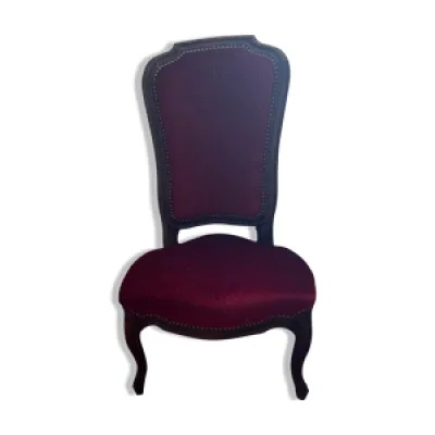 Fauteuil style Louis - rouge