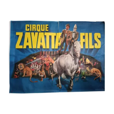 double affiche de cirque
