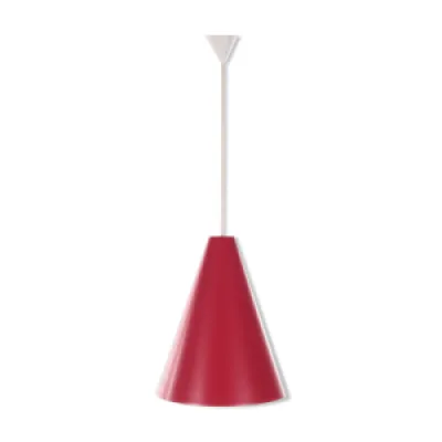 Lampe suspendue à pointe - 1960 rouge