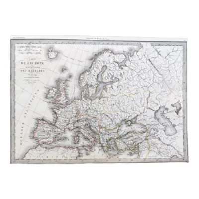 Carte ancienne de l'Europe - 350