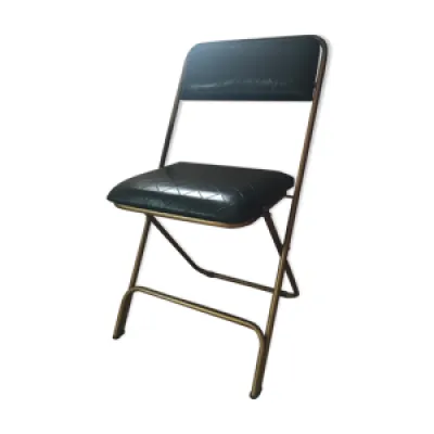 Chaise pliante Chantazur - noire