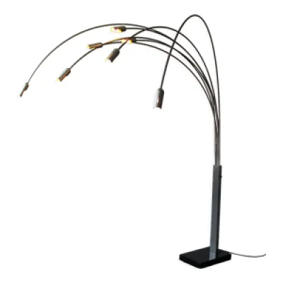 Lampadaire arc 7 branches - 1970