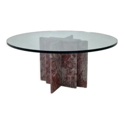 Table basse en marbre - 1980
