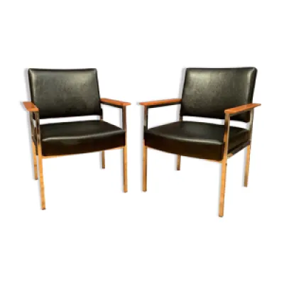 Paire de fauteuils des - 1960
