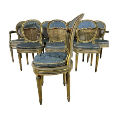 Série de 4 fauteuils - chaises louis xvi