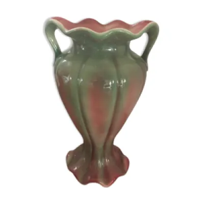 Vase en céramique émaillée - deux anses