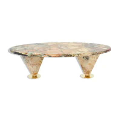 table basse oeil en marbre - sicilien