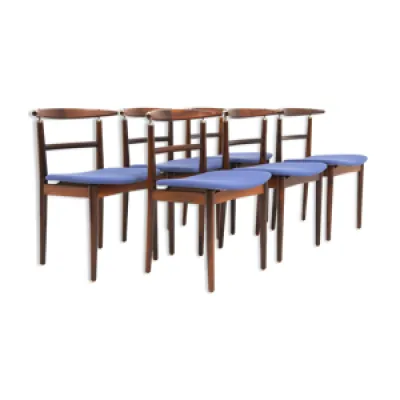 Set de 6 chaises en palissandre, - 1960