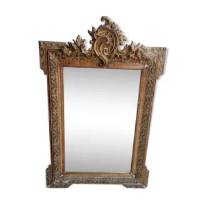 Miroir ancien de style - louis xvi stuc