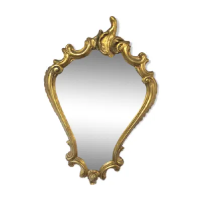 miroir doré Louis XV