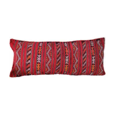 Coussin kilim rouge marocain
