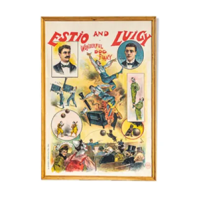 Affiche cirque Egyo et - luigi
