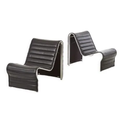 Paire de chaises longues - aluminium