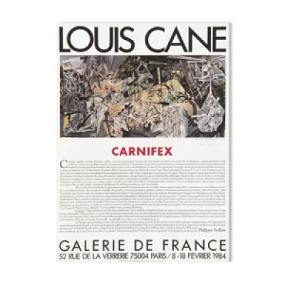 louis Cane, Carniflex,