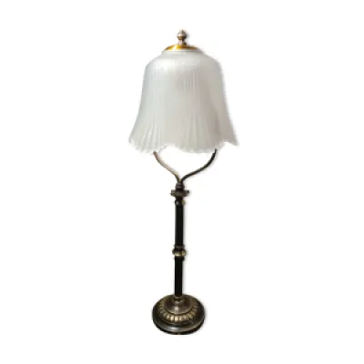 Lampe bronze et laiton - 1900