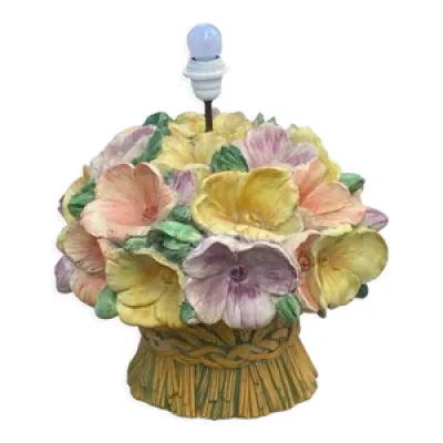 Lampe bouquet de fleurs