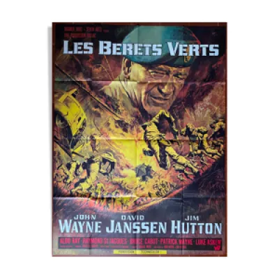 Affiche cinéma Les Bérets - john