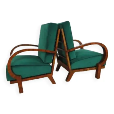 Paire de fauteuils restaurés - halabala