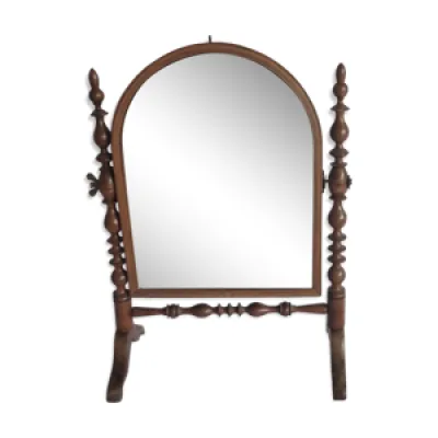 Miroir de table psyché - bois