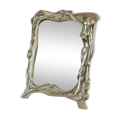 Miroir de table style - nouveau bronze