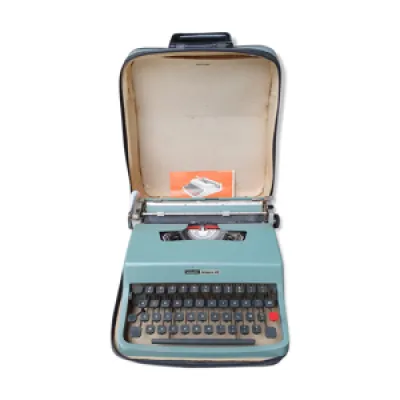 Machine à écrire Olivetti - bleue