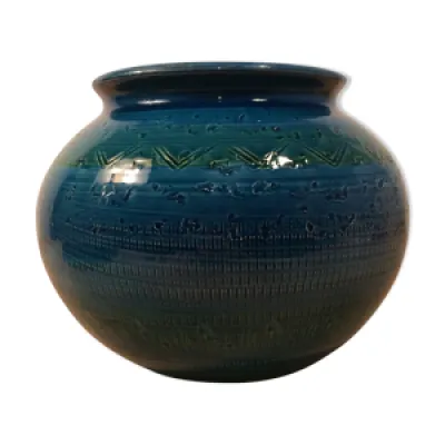 Vase boule Bitossi Aldo - blue