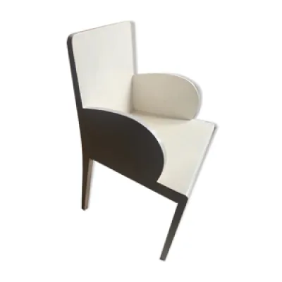 chaise basse en bois - blanc