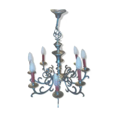 Lustre massif 8 branches - louis xiii