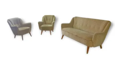 Set canapé sofa + 2 - fauteuils