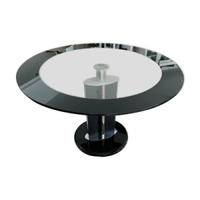 Table ronde en verre - 120cm