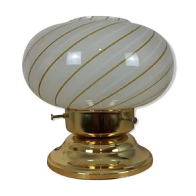 Lampe champignon globe - socle