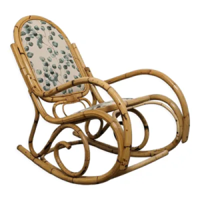 rocking chair en bambou
