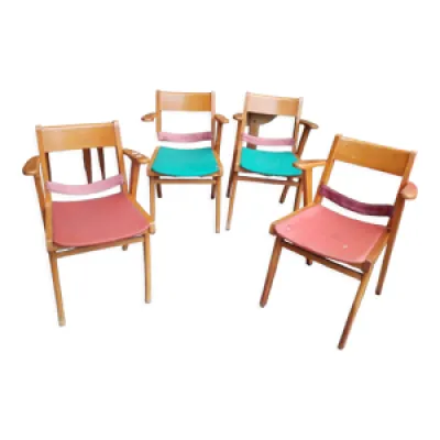 4 fauteuils des années - 60 70