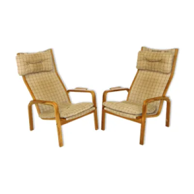 Jeu de 2 fauteuils Yngve - swedese 1960