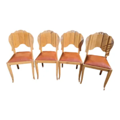 Ensemble de chaises en - bois