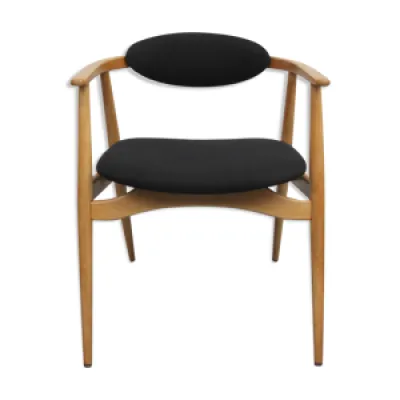 fauteuil des années - 1960 noir