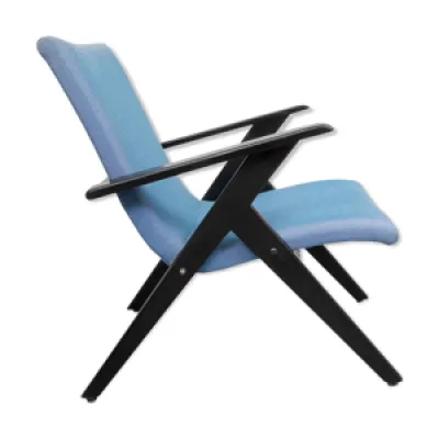 fauteuil ciseaux des - bleu