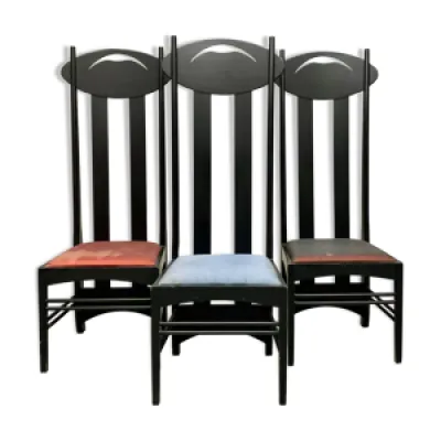 3 chaises argile by Rennie