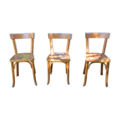 3 chaises adultes baumann