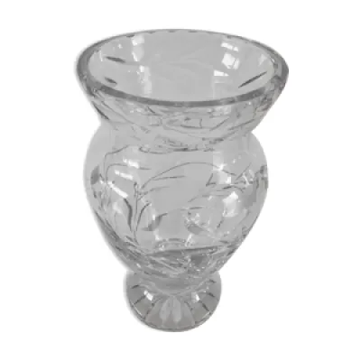 vase en cristal taillé - 1950