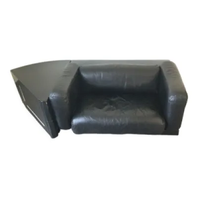 Canapé gradual lounge - cuir noir