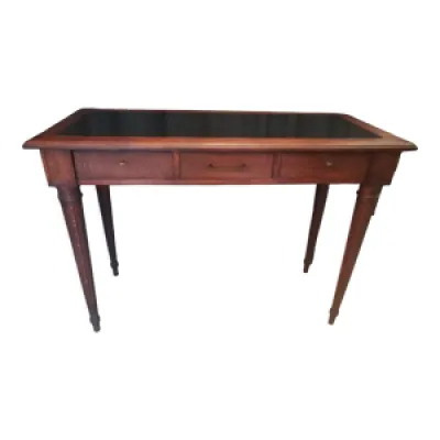 Table console style Louis - cuir