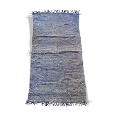 tapis zanafi bleu  et