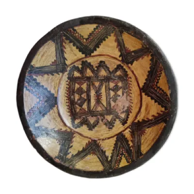 plat ceramique berbere - 1950