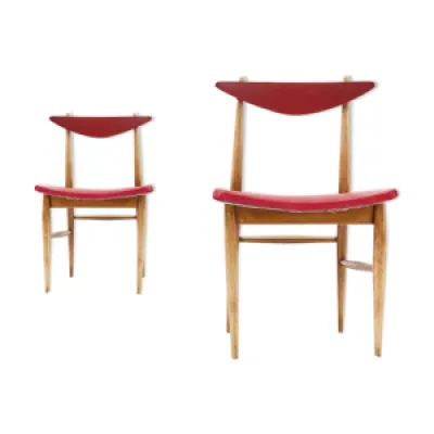 Paire de chaises scandinaves