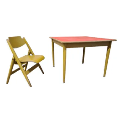 Lot table et chaise Egon - enfant