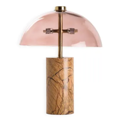 Lampe table pied marbre
