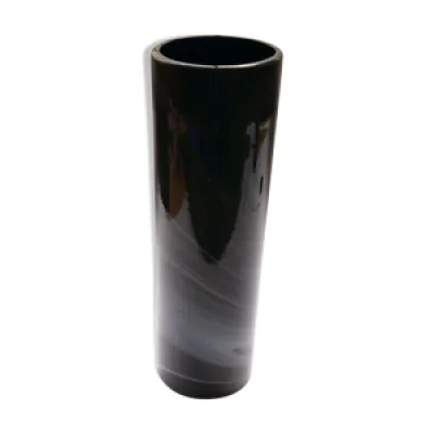 vase cylindre en verre - 1970